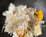 かぼちゃとえのき炒め【焼肉のたれ】作り方5写真
