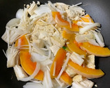 かぼちゃとえのき炒め【焼肉のたれ】作り方6写真