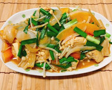 かぼちゃとえのき炒め【焼肉のたれ】作り方9写真