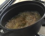 ストウブで葱油からのこんにゃくスープ作り方1写真
