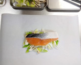 鮭の包み焼き シークヮーサー醤油作り方2写真