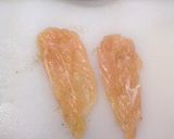 レンジでささみのクルクル♪ゴママヨで♪作り方2写真