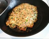九条ねぎ消費♬かんたんお好み焼き作り方6写真