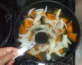 カレー味かぼちゃの煮物♪簡単フライパンで作り方12写真