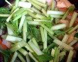 小松菜と油揚げ＆野菜たっぷり煮浸し♪作り方5写真