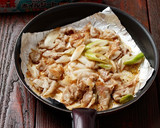 ☆とろ～り卵のお月見スタミナ丼☆作り方3写真
