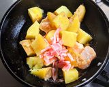 鶏もも肉とジャガイモのサラダ作り方8写真