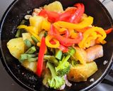 鶏もも肉とジャガイモのサラダ作り方9写真