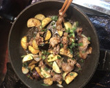 簡単！焼肉のタレで茄子と豚肉の卵とじ☆作り方3写真