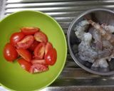 ☆簡単♪トマトとエビのガーリック炒め☆作り方1写真