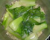 帆立缶詰と青梗菜の中華風うま煮作り方3写真