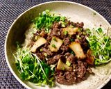◆牛肉とエリンギの生姜焼き◆作り方6写真