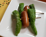 おつまみに♪ししとうとチーズの一口串焼き作り方7写真