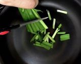 ニラと肉そぼろのふわふわ玉子炒め作り方3写真