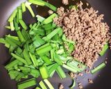 ニラと肉そぼろのふわふわ玉子炒め作り方4写真