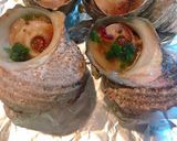 オリーブオイルとにんにくで！サザエ壷焼き作り方5写真