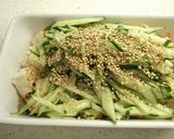 3分で完成！きゅうりの崩し豆腐キムチ和え作り方8写真