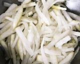 大根とオクラ・パプリカの胡麻酢和え作り方2写真