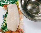 サラダチキンチリソースアボガドサンド作り方1写真
