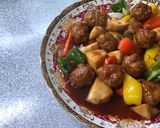 豚ひき肉で！簡単本格酢豚団子作り方10写真