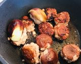簡単つくねと椎茸肉詰めと肉茄子、弁当にも作り方4写真