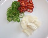生唐辛子とシラスのパスタ作り方1写真