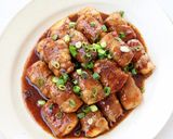 簡単ヘルシー【絹揚げの豚巻きコク照り焼き作り方7写真