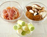 鶏肉と椎茸のみぞれ煮作り方1写真