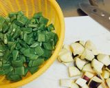 ナスといんげんのシソ風味味噌炒め作り方2写真