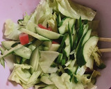 きゅうりとレタスとトマトの中華風サラダ作り方10写真