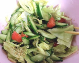 きゅうりとレタスとトマトの中華風サラダ作り方11写真