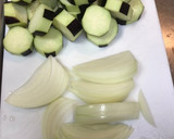 ナスと鶏のトマトグラタン作り方1写真