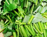 空心菜の中華風ペペロンチーノ炒め作り方1写真