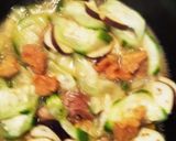 へちまと豚肉の炒めもの作り方5写真