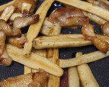 もちもち鶏皮とごぼうのきんぴら作り方4写真