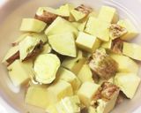 塩麹でさつまいもご飯作り方1写真