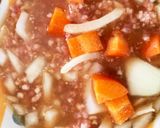 全てレンジごろごろ野菜しめじ麻婆豆腐作り方12写真
