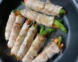 肉巻きとイワシの天ぷら作り方3写真