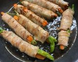 肉巻きとイワシの天ぷら作り方4写真