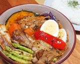 元気みなぎる☆野菜たっぷりスープカレー作り方8写真