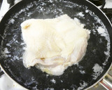 鶏むね･鶏もものゆで鶏の旨みで！卵スープ作り方12写真
