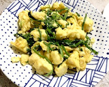 ほうれん草とはんぺんの卵炒め作り方4写真