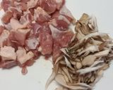 フライパンで作る　鶏ごぼう飯作り方4写真