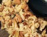 フライパンで作る　鶏ごぼう飯作り方8写真