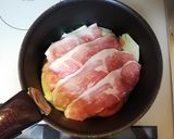 キャベツと豚肉の重ね蒸し～ライム風味～作り方2写真