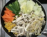 低糖質☆乾燥こんにゃくパスタでちゃんぽん作り方9写真