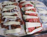 3種類の味が一気に焼ける長四角ピザ♪作り方9写真