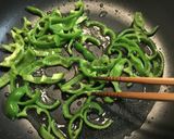 ピーマンとザーサイの卵炒め作り方1写真