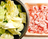 【簡単美味】豚肉とキャベツの和風煮作り方1写真