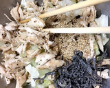 キャベツと蒸し鶏の塩昆布和え作り方3写真